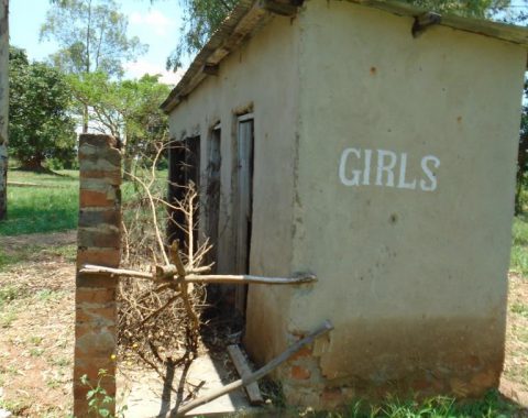 Amukurat girls latrine which is also out of use