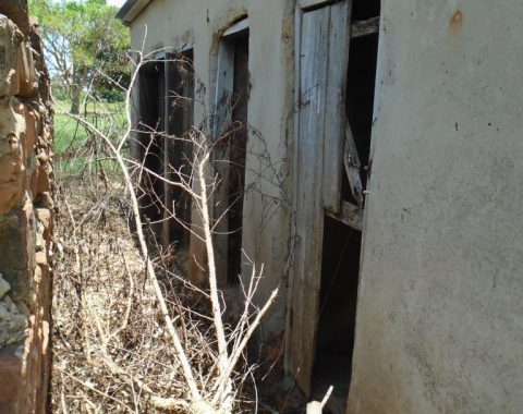 Amukurat girls latrine which is now out of use.